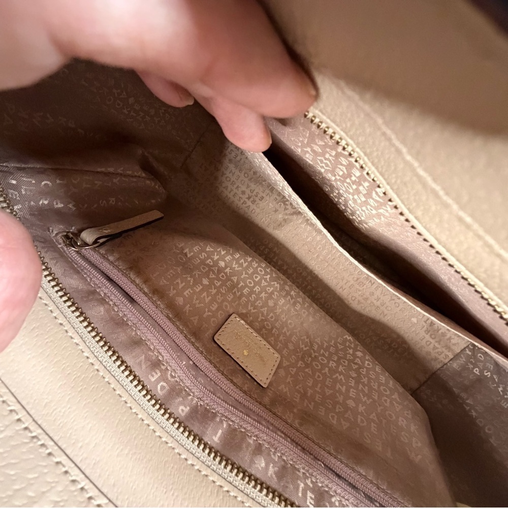 Kate Spade Elegant Two-Tone Satchel - Picture 10 of 14